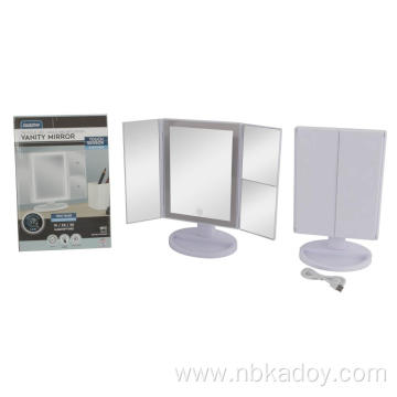 MAKEUP MIRROR WITH 3X / 2X MAGNIFICATION